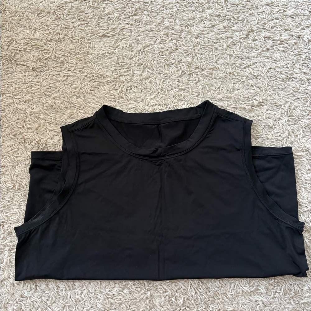 Amazon Black Muscle Tee for Women